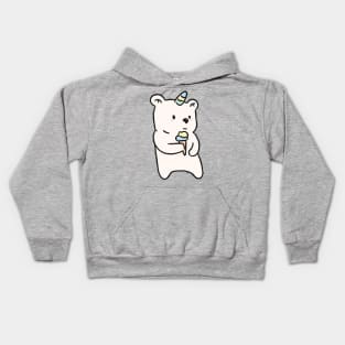 Kawaii Bear Unicorn Kids Hoodie